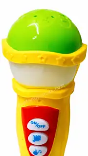 Sesli Işıklı Karaoke Mikrofon 3