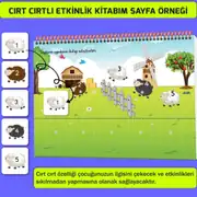 Konuşma ve Dikkati Geliştiren Cırt Cırtlı Etkinlik Kitabım:16-24 Ay 2
