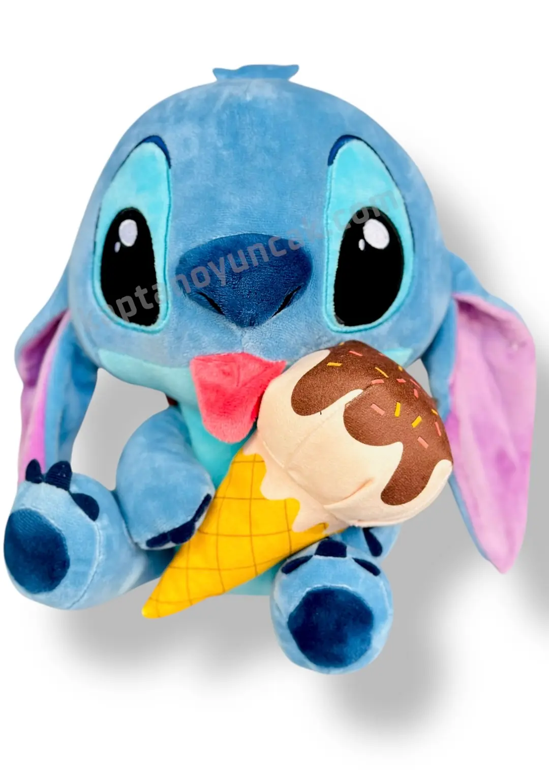 Lisanslı Dondurma Yiyen Peluş Stitch 25 Cm 4