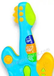 Işıklı Müzikli Eğitici Gitar Bebek Gitar Piyano 2