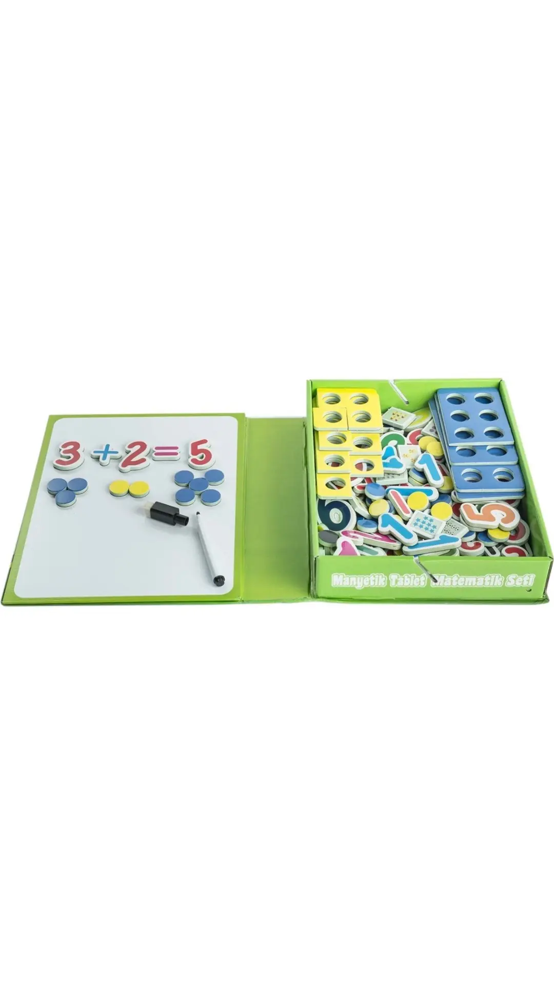 Manyetik Tablet Matematik Seti Yazı Tahtası Eğitici Oyuncak 2