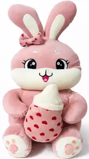 Dondurmalı Peluş Tavşan 45 Cm 1