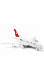 Sesli Işıklı Çek Bırak Metal Uçak 1