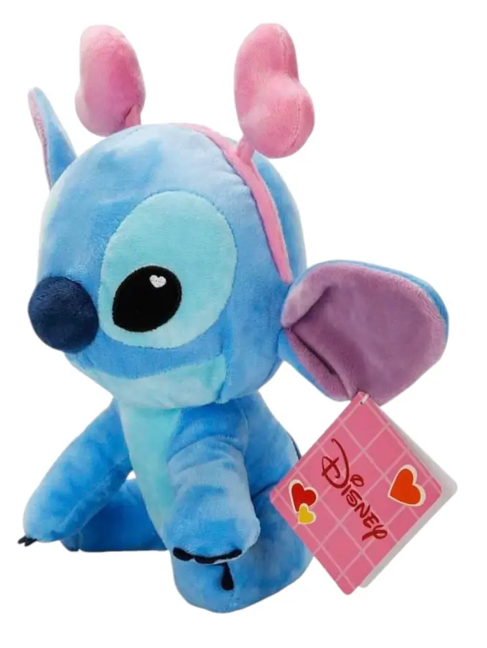 Kalp Taçlı Stitch Peluş 25 cm 3