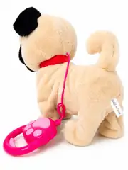 Tasmalı Dil Çıkartan Pilli Sesli Hareketli Süslü Köpek Büyük Boy #2 3