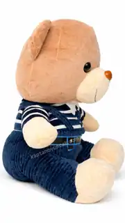 Kravatlı Oturan Peluş Ayı 40 Cm 4