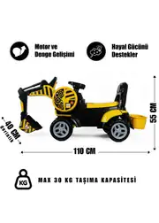 Sürülebilir Bin Git İnşaat Aracı Kepçe 2