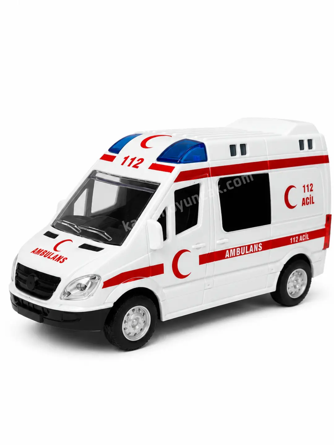 Sürtmeli Sesli ve Işıklı Ambulans Ekip Araba 2