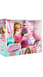 Dreameez Mini Bebek ve Kedi Evi Bebek Oyun Seti 3