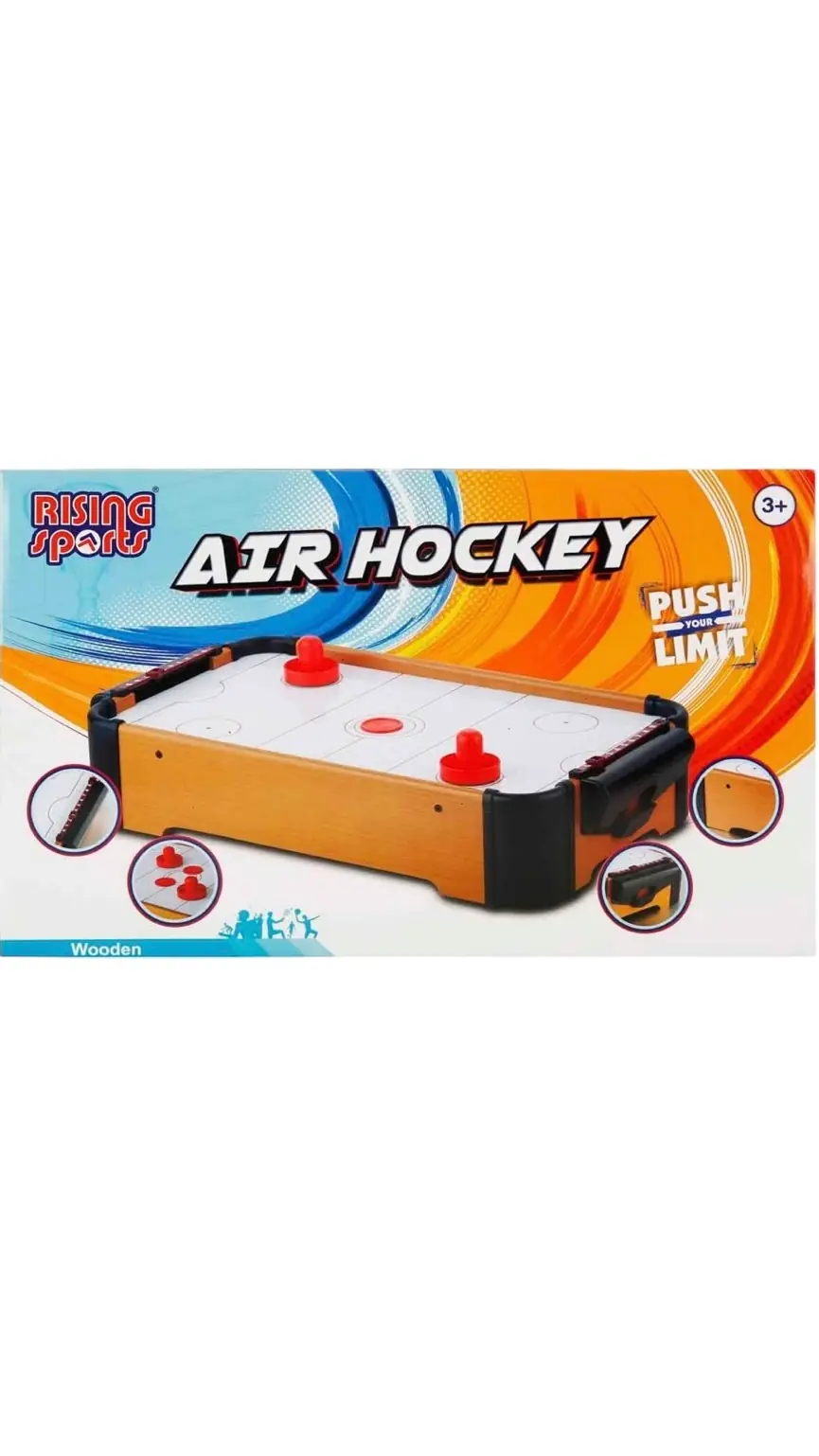 Masaüstü Elektronik Ahşap Hava Buz Hokeyi 6