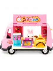 Bay Dreamy Mini Tavşan Ailesi Fast Food Karavanı Oyun Seti 2