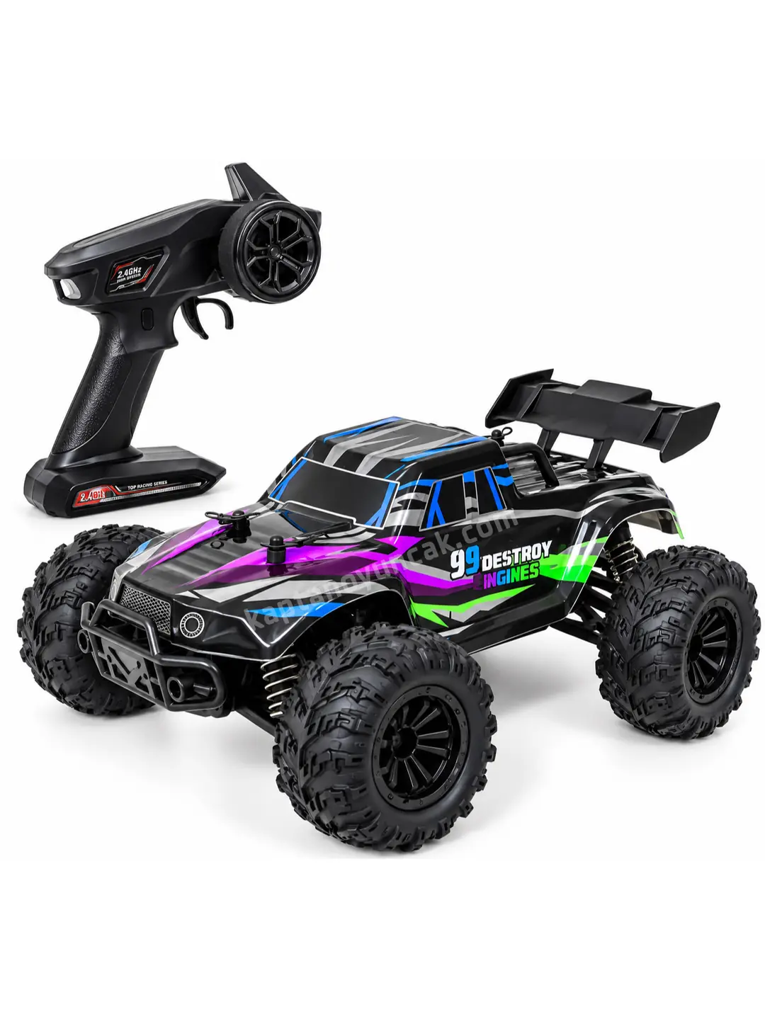 Uzaktan Kumandalı 50 Km Hız Yapabilen 4x4 Şarjlı Rc Off Road Araba