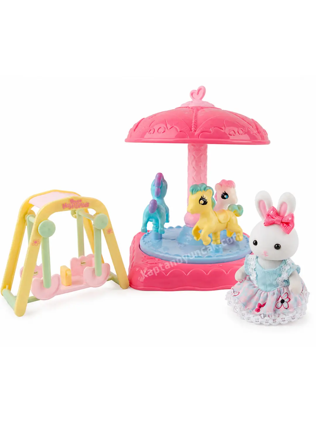 Bay Dreamy Mini Tavşan Ailesi Atlı Karınca Eğlence Parkı 4