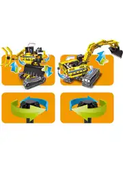 Master Ekskavatör ve Robot 342 Parça Lego 7