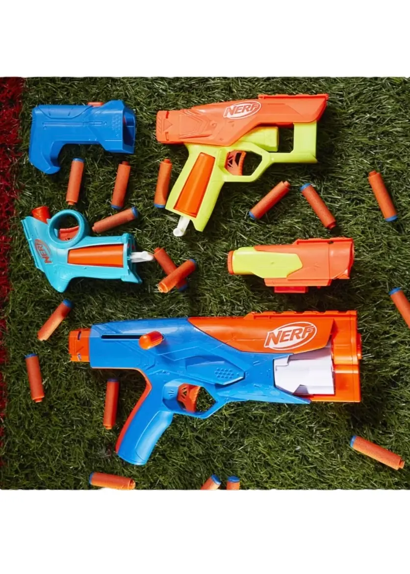 Nerf N-Serisi Gear Up 18 Sünger Mermili 3’lü Dart Atan Silah Seti 6