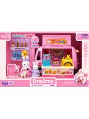 Bay Dreamy Mini Tavşan Ailesi Fast Food Karavanı Oyun Seti 3