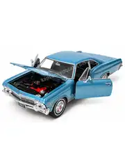 Kapıları Açılıp Kapanabilen Çek Bırak Metal Chevrolet İmpala S 1965 1:24 2