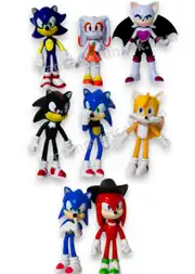 Süper Sonic ve Arkadaşları 8'li Figür Oyuncak Seti 1