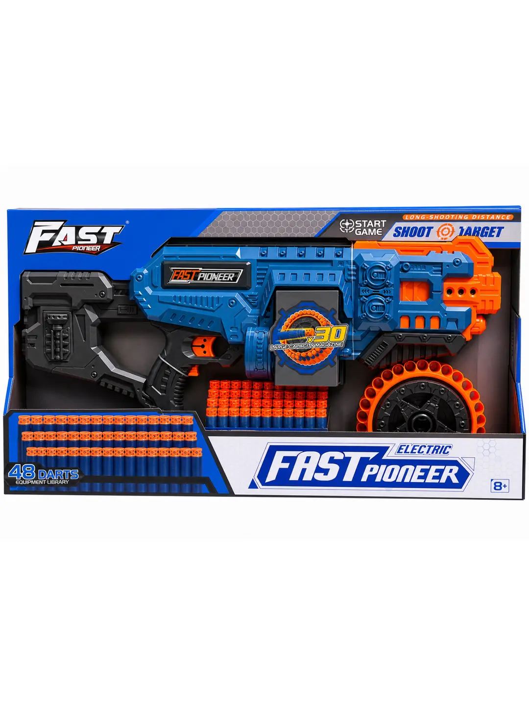 Fast Pioneer 48 Mermili Dart Atan Pilli Nerf Tabanca