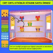 Konuşma ve Dikkati Geliştiren Cırt Cırtlı Etkinlik Kitabım: 2-4 yaş 2