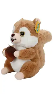Meşe Palamudu Tutan Sincap Peluş 30 Cm 3