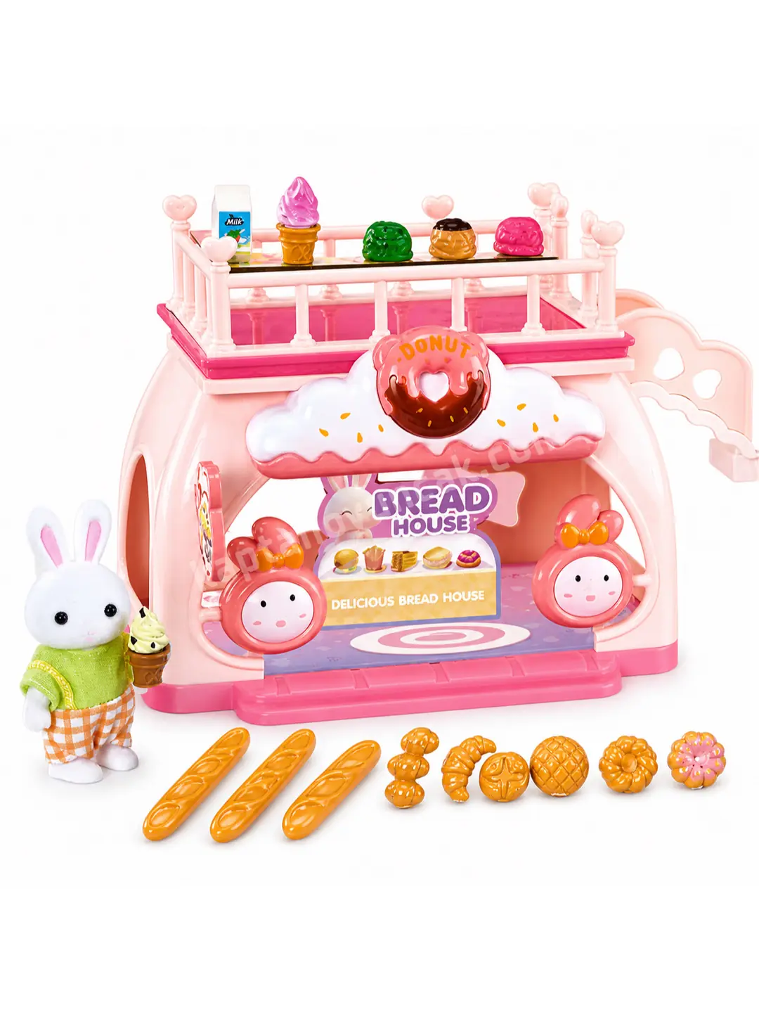 Bay Dreamy Mini Tavşan Ailesi Büyük Fırın Oyun Seti 4