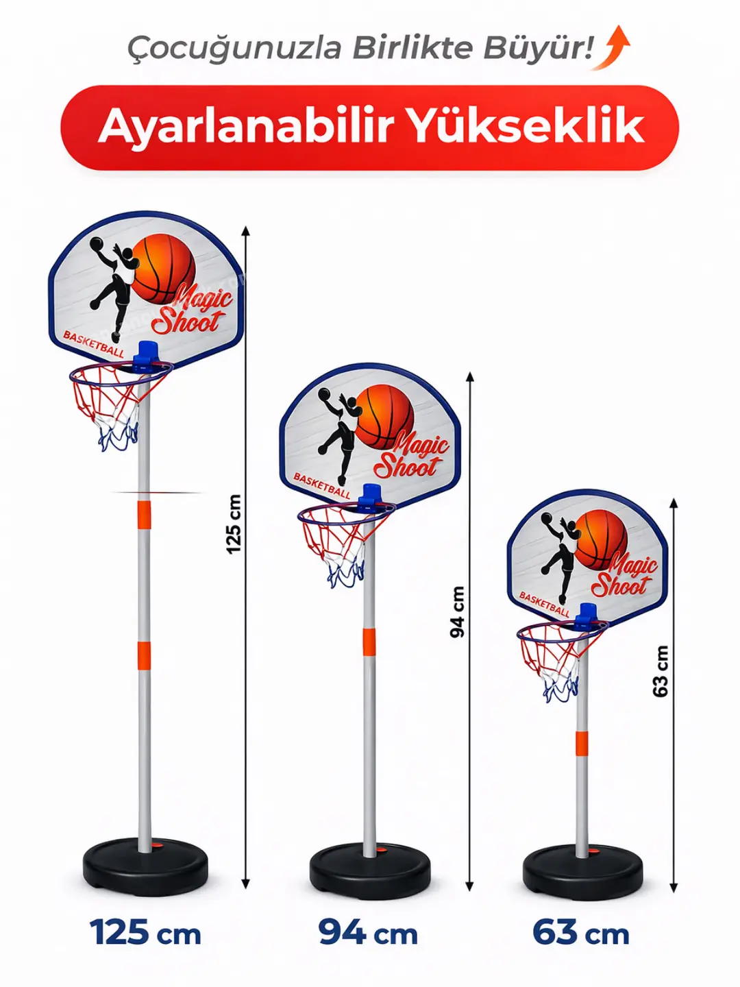 Ayarlanabilir Ayaklı Basket Potası 3