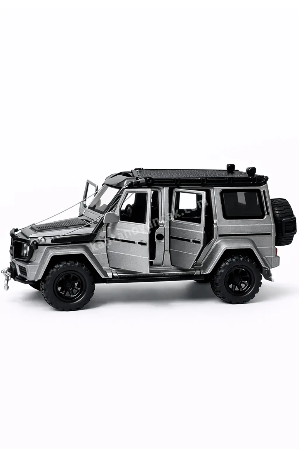 Kapıları Açılıp Kapanabilen Çek Bırak Sesli ve Işıklı Metal Mercedes Amg G63 Jeep 3