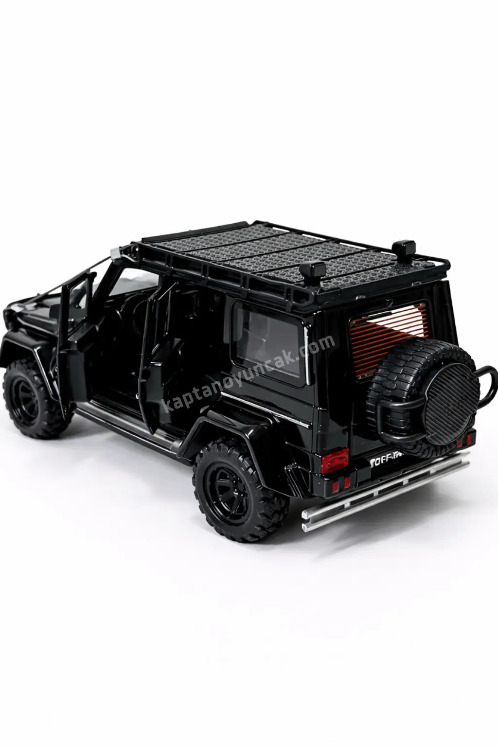 Kapıları Açılıp Kapanabilen Çek Bırak Sesli ve Işıklı Metal Mercedes Amg G63 Jeep 5