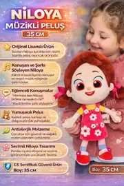 Niloya Peluş Bebek 35 Cm Lisanslı Sesli 3