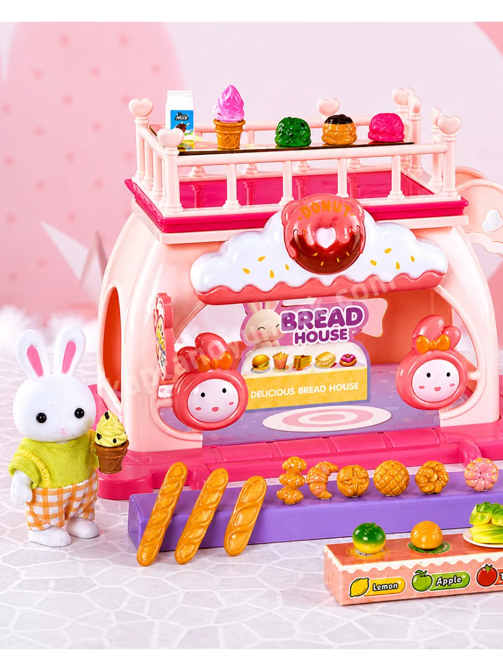 Bay Dreamy Mini Tavşan Ailesi Büyük Fırın Oyun Seti 3