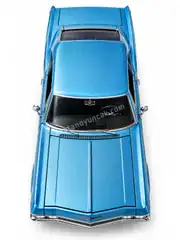 Kapıları Açılıp Kapanabilen Çek Bırak Metal Chevrolet İmpala S 1965 1:24 6