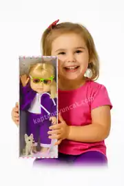 Melis Kostümlü Masal Anlatan Gözlüklü Et Bebek 4