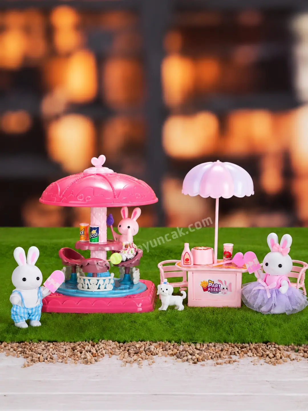 Bay Dreamy Mini Tavşan Ailesi Eğlence Parkı