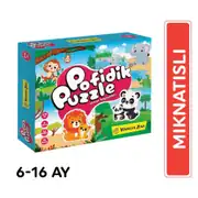 6-16 Ay İlk Pofidik Magnet Puzzle - Orman Hayvanları 1