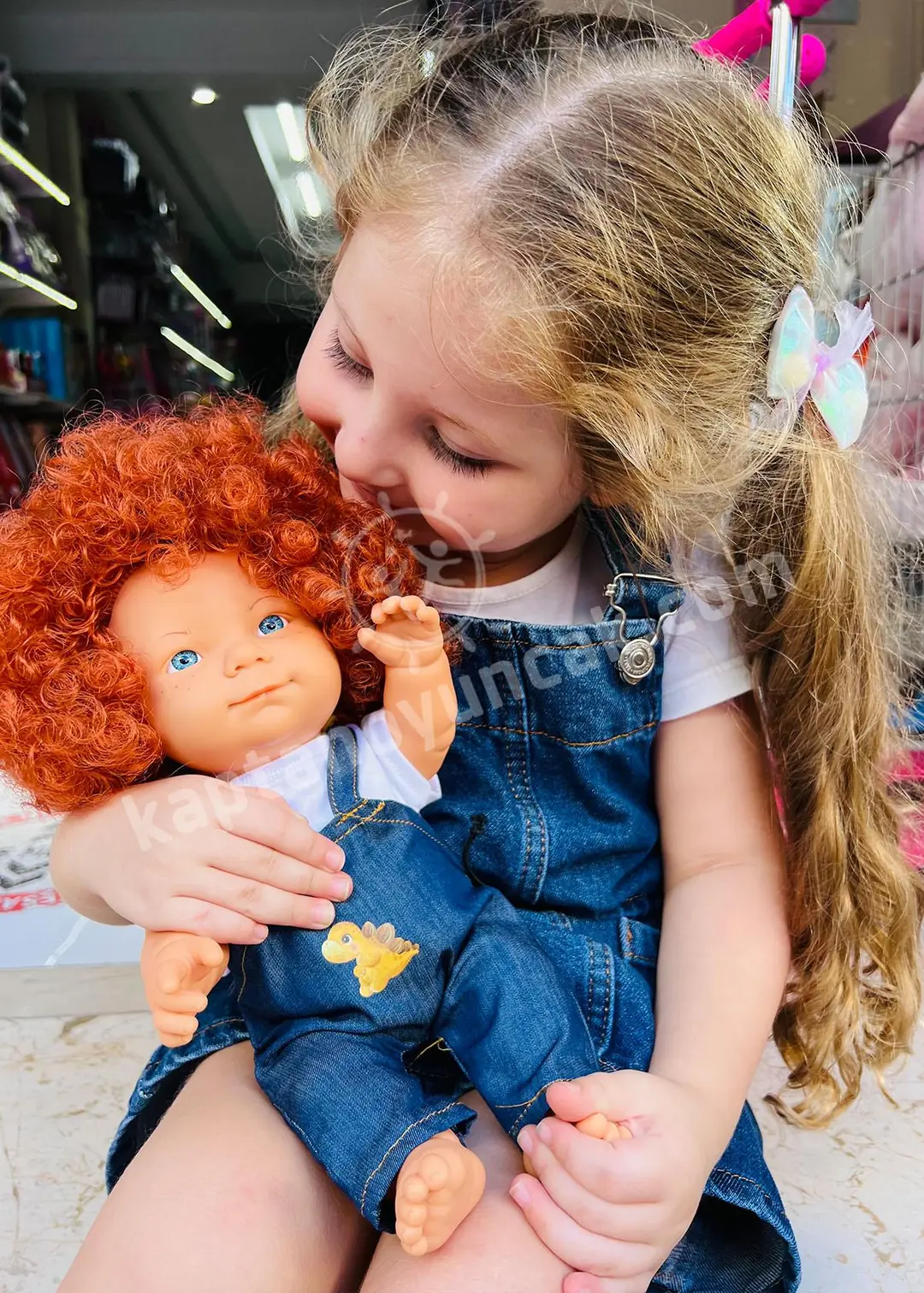 Sunman Kıvırcık Saçlı Curly Bebek 3