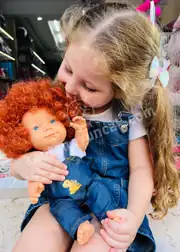 Sunman Kıvırcık Saçlı Curly Bebek 3