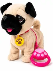 Tasmalı Dil Çıkartan Pilli Sesli Hareketli Süslü Köpek Büyük Boy #2 1