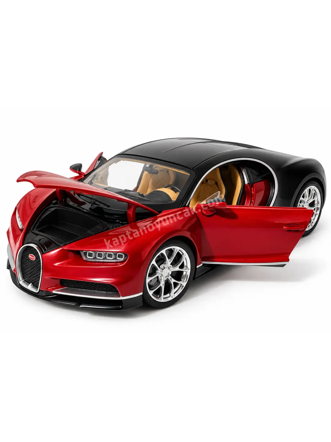 Kapıları Açılıp Kapanabilen Çek Bırak Metal Bugatti Chrion 1:24