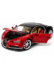 Kapıları Açılıp Kapanabilen Çek Bırak Metal Bugatti Chrion 1:24 1