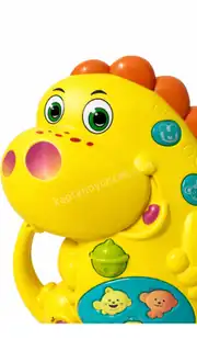 Sesli Işıklı Eğitici Müzikli Piyanolu Dinozor 2