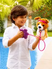 Sevimli Koşu Arkadaşım Tasmalı Köpek Latte 3
