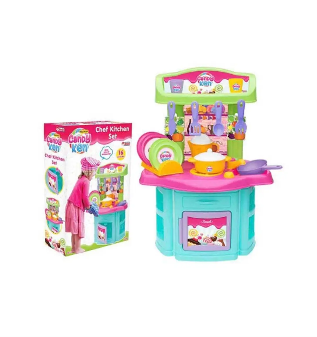 Dede Candy Ken Şef Mutfak Seti Oyuncak 5