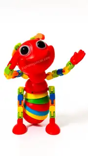 Sevimli Eğitici Sök Tak Renkli Akrobat Karınca Montessori Eğitici Oyuncak 2