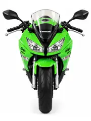 Metal Kawasaki Ninja 650R Motosiklet 1:10 3