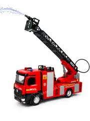 Kapıları Açılıp Kapanabilen Sesli Işıklı Su Fırlatan Metal İtfaiye Aracı 5