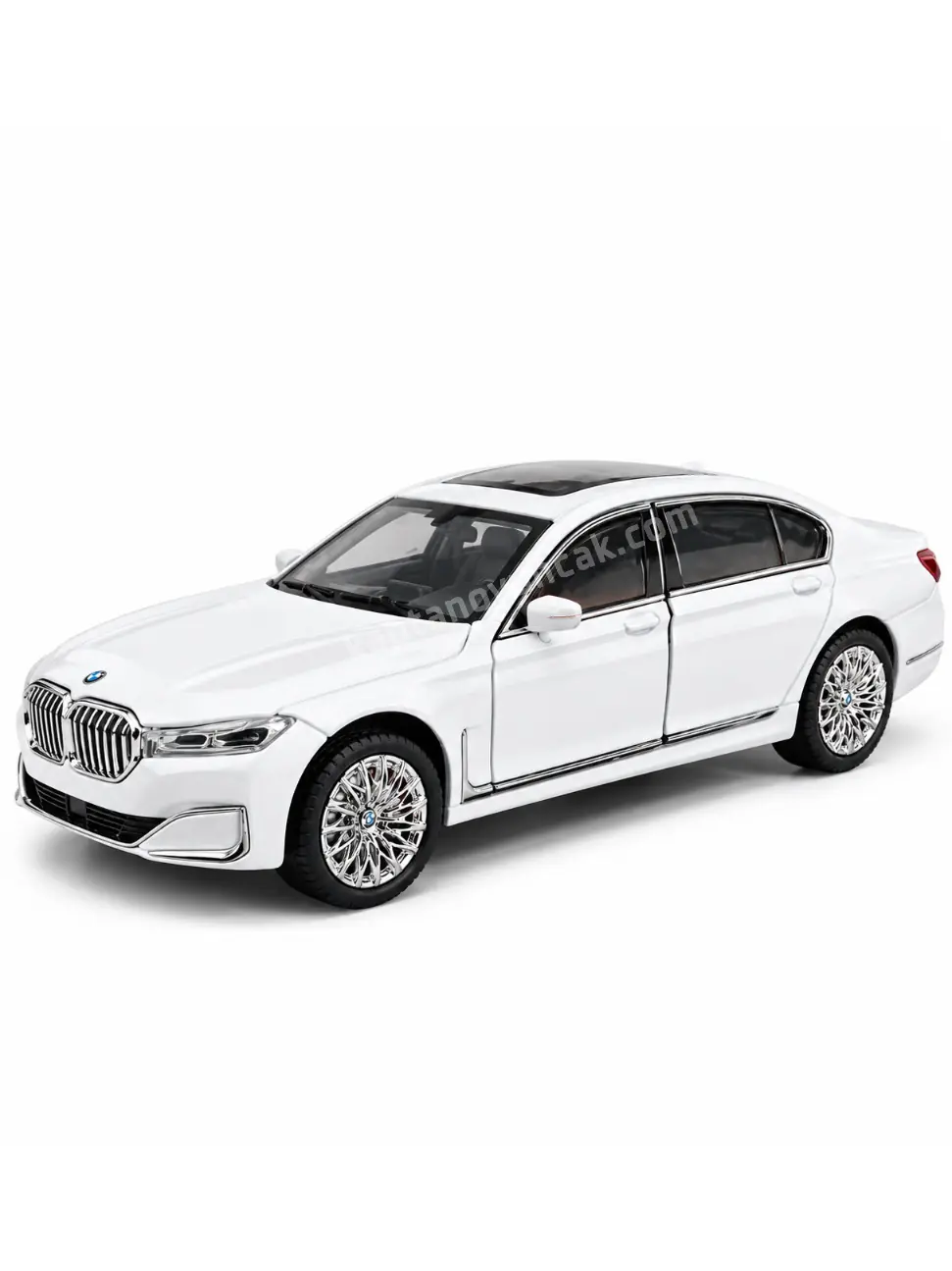 Kapıları Açılıp Kapanabilen Çek Bırak Metal Bmw 7 Series V12 1:24 5