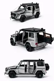 Kapıları Açılıp Kapanabilen Çek Bırak Sesli ve Işıklı Metal Mercedes Amg G63 Jeep 1
