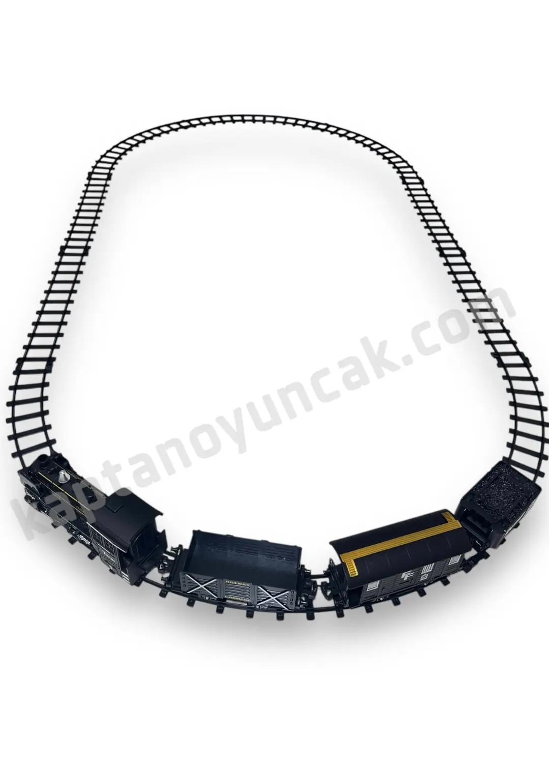 Sesli Işıklı Buharlı Tren Oyun Seti Duman Çıkartan Tren 7