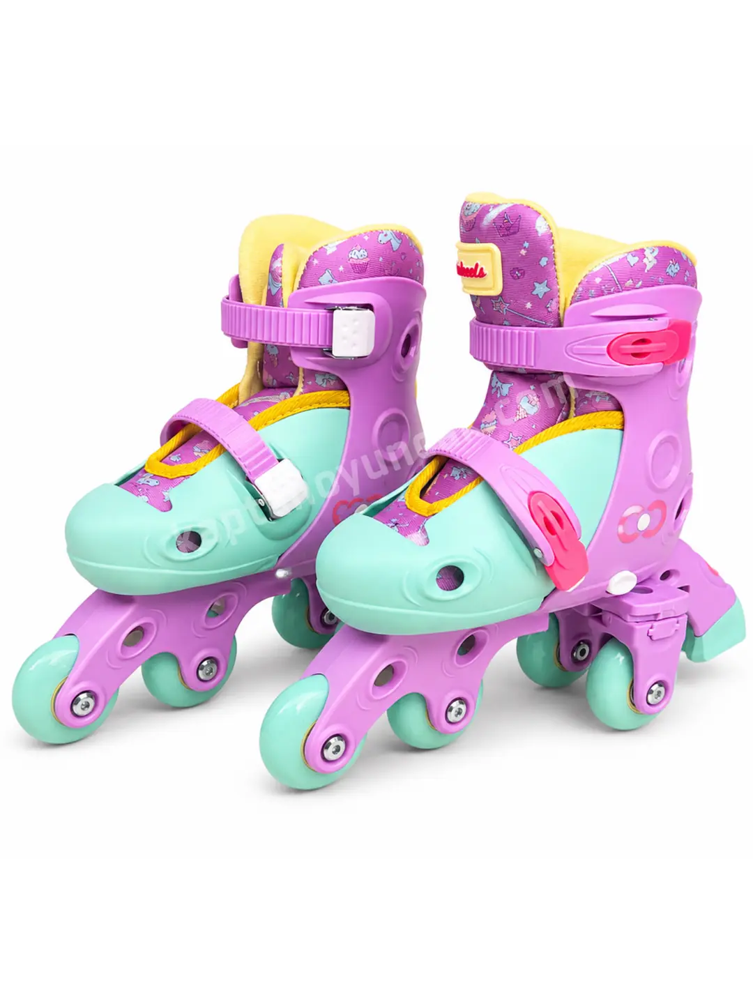 Cool Wheels Junior Çift Sıra Ayarlanabilen 4 Tekerlekli Alıştırma Pateni 27-30 5